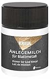 Kreul 99450 - Anlegemilch, 50 ml, flüssiger Spezialkleber zum Anlegen von Blattmetall auf Wasserb