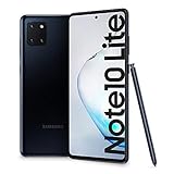 Samsung Galaxy Note 10 Lite - Smartphone 6.7'/17cm - Cam (12+12+12)/32Mpx - 128GB - 6GB RAM - 4G- Dual SIM - Aura Black [Italienische Version], Schw