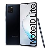 Samsung Galaxy Note 10 Lite - Smartphone 6.7'/17cm - Cam (12+12+12)/32Mpx - 128GB - 6GB RAM - 4G- Dual SIM - Aura Black [Italienische Version], Schw