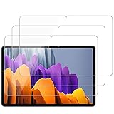 ANEWSIR [3 Stück Panzerglas Schutzfolie für Samsung Galaxy Tab S7, Samsung Galaxy Tab S7 Schutzfolie Glas Display [ohne Luftblasen] [Anti-Kratzer] Schutzfolie Displayschutzfolie F