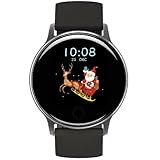 UMIDIGI Smartwatch Uwatch 2S, wasserdichte Fitness Armbanduhr mit individualisierbaren Zifferblätter, Fitness Tracker mit Pulsuhr, Stoppuhr, Schrittzähler für Damen und Herren, Space G