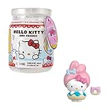 Hello Kitty GTY62 - Double Dippers Sammelfiguren (5,1 cm) mit Hut- und Dessertzubehör, Überraschungs-Sortiment, zum Eintauchen in Wasser für Farbwechselspaß, tolles Geschenk für Kinder ab 4 J