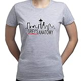 Grey's Anatomy Seattle Silhouette Greys Anatomy Tv Series Damen T-Shirt Grau M