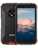 Outdoor Smartphone Ohne Vertrag, DOOGEE S35 4G Outdoor Handy Dual SIM, IP68 Wasserdichter, 13MP Triple Kamera, 4350Ah Akku, 5,0 Zoll, 2GB+16GB(256GB Erweiterbar) Android 10 Handy, Face ID - R