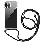 GoodcAcy Handykette kompatibel mit iPhone 11 Pro Max -6,5' Display - Smartphone Necklace Hülle mit Band - Handyhülle Case mit Kette zum umhängen - Schutzhülle mit Kordel, Transp