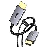 Syntech HDMI 2.1 Kabel, 8K HDMI Kabel 8K @60Hz HDMI-Kabel 4K@120Hz Ultra High Speed HDMI Kabel 2.1, HDMI auf HDMI 2M Kompatibel mit PS5 PS4 Xbox Serie X/S HDTV, usw