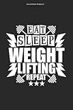Gewichtheber Notizbuch: 100 Seiten | Kariert | Training Fitness Trainer Bodybuilding Hantel Studio Fitnesstrainer Bodybuilder Workout Gym Fitnesstudio Langhantel Gewicht Heber Reps Heben Krafttraining