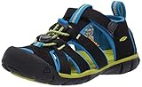 Keen Unisex-Kinder 1022984 Seacamp 2 CNX Sandale, Schwarz(Black/Brilliant Blue), 32/33 EU