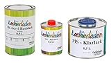 Lackierladen Autolack 1,25 Liter Set MS Klarlack Härter Wunschfarbe spritzfertig Opel OmegaMV6Auto.X30XE