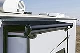 Carefree DG1296242 Universal-Ersatzstoff für Wohnmobil-Markise, schwarz, 129' (Finished Fabric Length)