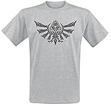 The Legend of Zelda Hyrule Tribal Männer T-Shirt grau meliert XXL