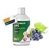 YOYOYSAN - Liposomales OPC | OPC Traubenkernextrakt hochdosiert | 250 ml flüssiges OPC | 25 Tagesdosen a 150mg OPC | OPC Traubenkernextrakt | 100% VEGAN | LABORGEPRÜFT | DEUTSCHE MARKENQUALITÄT