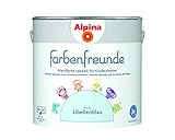 Alpina Farbenfreunde 2,5L Kinderzimmerfarbe Wandfarbe (Nr.10 Libellenblau)