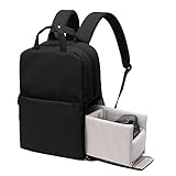 Beaspire Fotorucksack 14 Zoll Laptop Kamerarucksack Wasserdicht Foto Rucksack mit Spiegelreflex Kamera Tasche für Leica Fujifilm Canon Nikon Sony Samsung Casio Panasonic Olumpus Pentax (Schwarz)