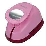 efco Stanzer L, Kreis Motivstanzer, Kern: Metall, pink, 9,5 x 6,5 x 6