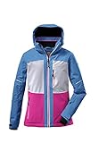 Killtec Mädchen Funktionsjacke/ Skijacke mit Kapuze und Schneefang - KSW 72 GRLS SKI JCKT, türkis, 176, 37253-000