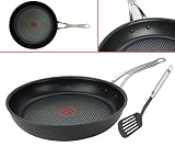 Tefal H90305 Jamie Oliver Premium Pfanne 26 cm Induktion 3 TLG, EXKLUSIV Edition 2020, Bratpfanne Antihaft-beschichtet, Kratzfest, hohe GLEITFÄHIGKEIT, Hoher Rand, Ofenfest, Fettarm braten geeig