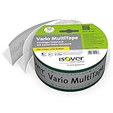 Isover 560070 Vario MultiTape Klebeband-60 mm breit-25 m Rolle integriertes Maßband Einseitiges, multifunktionales Klebeband für innen und außen, Mehrfarbig, 60 mm x m, 25