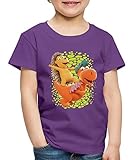 Spreadshirt Der Kleine Drache Kokosnuss mit Matilda Kinder Premium T-Shirt, 122-128, L