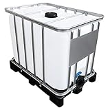 Werit 600l IBC Container auf PE-Palette NEU Deckelgröße DN 150, Armaturgröße S60x6 Grobgew