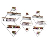 Wandmontiertes Nagellack-Aufbewahrungsregal, Wand-Diamant-Kosmetik-Ausstellungsregal, Aufbewahrungsbox Für Ätherische Öle Für Nagellack, Metall-Ausstellungsregal Mit Großer Kapazität, Geeignet Für F