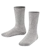 FALKE Unisex Kinder Catspads K HP Hausschuh-Socken, Blickdicht, Grau (Light Grey 3400), 23-26