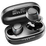 TOZO A1 Mini Wireless Ohrhörer Bluetooth 5.0 in Ear Leichte Kopfhörer Kabellos Eingebautes Mikrofon, Immersiver Premium-Sound Fernverbindungs-Headset (kompatibel für kleine Ohren), Schw