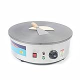 2800W 18' Profi Crepes Maker Gerät Crepiere Crepesgerät Crepeseisen Crepesplatte Antihaftbeschichtete Platte Crepes Platte G