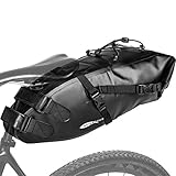 Jeebel Fahrradtasche Wasserdicht BackLoader Satteltasche - 10L Bikepacking Taschen Fahrradtasche Sattelstütze für Rennrad Mountainbik