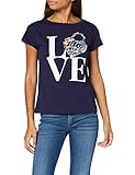 Love Moschino Women's T-SHIRT, Blue, 34