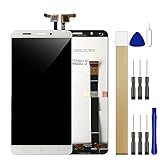Ersatz-LCD-Display für Alcatel A7 XL 7071D 7071DX Touchscreen Montage-Panel mit Reparaturset (weiß)