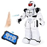 ARANEE Roboter Kinder Spielzeug, Intelligente Roboter Kinder Spielzeug mit Infrarot-Controller-Spielzeug, Tanzen, Singen, LED-Augen, Gestenerkennung Kinder (Schwarz)