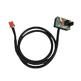 momok Laufband-Geschwindigkeitssensorkabel 3-Poliger Lichtsensor Drehzahlmesser Magnetischer Induktionsgeschwindigkeitssensor für Laufband-E