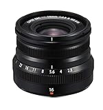 Fujinon XF16mmF2.8 R WR Objektiv, Schw