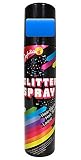 Glitter Color Haarspray - Farbspray zum temporären Haare Färben - Blau - Für Karneval oder Mottoparty in praktischer Spray