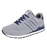 Skateboardschuhe Sportschuhe Squashschuhe Tennisschuhe Wanderhalbschuhe Volleyballschuhe Walkingschuhe Berufsschuhe Espadrilles Schnürhalbschuhe Pumps (44 EU,Plus Samt-Grau)