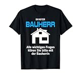 Herren Bauherr Geschenk Idee Hausbau Richtfest T-S