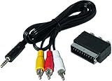 TechniSat Klinken-Cinch/SCART Adapterset für TechniSat Receiver (passend zu TECHNISTAR S5, TECHNISTAR S6, DIGIPAL T2 DVR, DIGIT S3 DVR und weiteren Geräten) schw