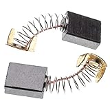 vhbw 2X Kohlebürste Motorkohle Schleifkohle 6,5 x 13,5 x 17mm kompatibel mit Makita LS1011, LS1013, LS1013FL Elektrowerkzeug - 22mm F
