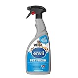 Envii Pet Fresh - Haustier-Geruchsentferner/Fleckenentferner - Enzymreiniger gegen Geruch & Flecken - 100 % Bio, Hunde, Katzen, Meerschweinchen, Kaninchen & mehr - Für Auto, Sofa, Teppich - 750