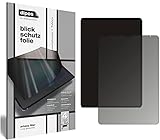 dipos I Sichtschutz-Folie matt kompatibel mit Apple iPad Pro 12.9 Zoll (2021) Blickschutzfolie Display-Schutzfolie Privacy-F