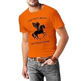 Percy Jackson Camp Half Blood - T-Shirt Herren - 100% Baumwolle (XL, Arancione)