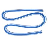 Kleidung Nähzubehör, Maßband zeichnen Werkzeug Flexibles Kurvenlineal Professionelles doppelseitiges mit 10 Stück Schneiderkreide zum Zeichnen von freien Kurven(Schlangenlineal 50cm)