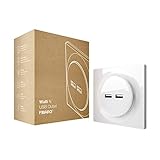 FIBARO Walli USB-Wanddose, zweifach FGWU-021