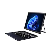 KUU 2 in 1 Laptop LePad 12 Zoll, 2160x1440 IPS Touchscreen Tablet PC mit Magnetische Tastatur, Intel Celeron N3450 Prozessor Convertible Notebook, 8GB DDR4 RAM 256GB SSD, Windows 10 Ultrabook, Type C