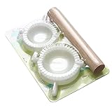 Gyoza Empanada Maker Teigroller 3-teiliges Set aus Teigschaber und Teigpresse für Z