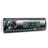 XOMAX XM-R278 Autoradio mit FM RDS, Bluetooth Freisprecheinrichtung, USB, SD, MP3, AUX-IN, 1 DIN