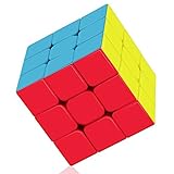 ROXENDA Speed Cube Qiyi Warrior S 3x3 Zauberwürfel Stickerless - Professional & Solides & Langlebiges, Dreht Sich Schneller als das Original (3x3x3)