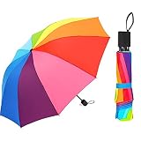 Mehrfarbiger taschenschirm Zusammenklappbar regenschirm sturmfest Regenschirm sturmfest groß robust für Schützt vor Regen, Wind und Sonne,Unisex für Damen und Herren,Mehrfarbiger，F