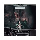 SHOYY Auto-Anhänger-Personality-Kristallmetall-Skelett-Hand Auto Suspension Dekoration Automobil-Rückspiegel-hängende Verzierung Geschenk